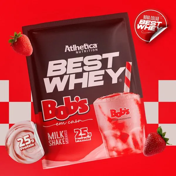 Sachê dose única Best Whey Atlhetica Nutrition