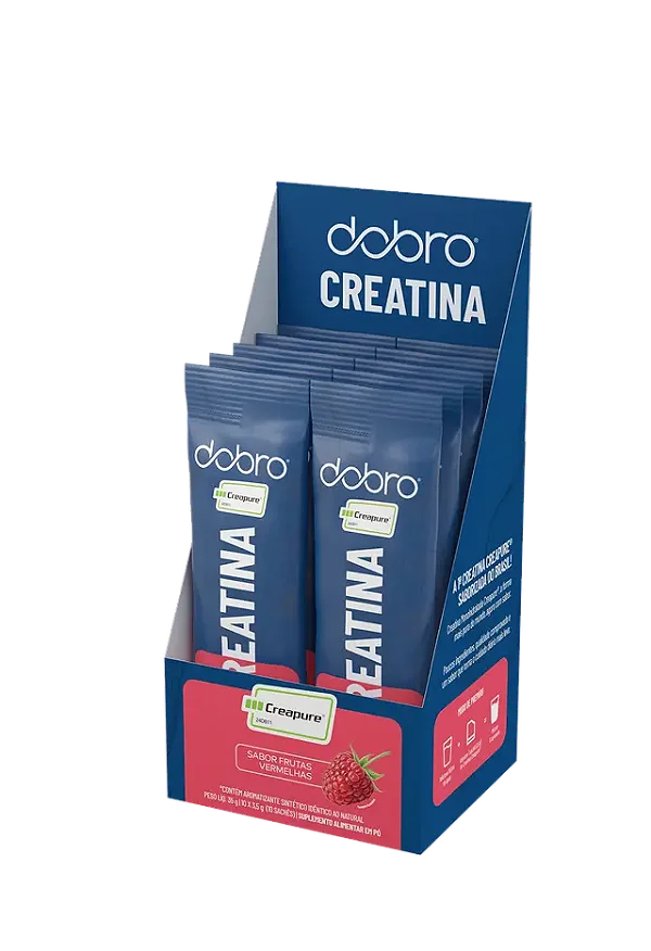 Sachê dose única Creatina Creapure Saborizada Dobro