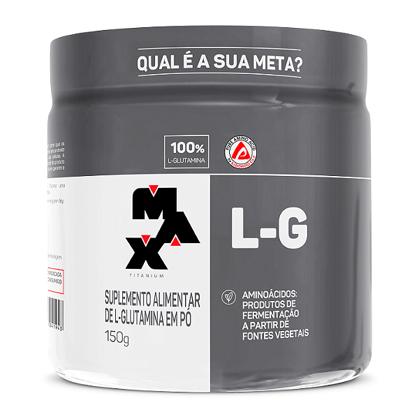 Glutamina Max Titanium 150g Pó