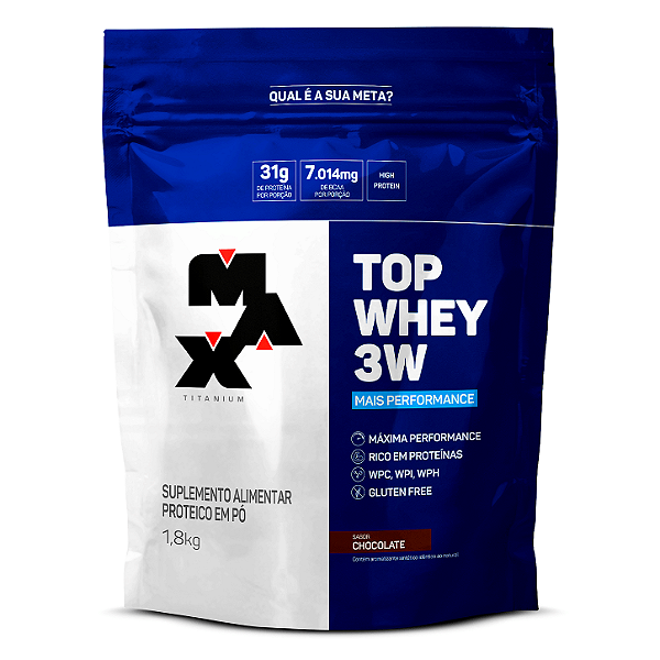 Top Whey 3W + Performance Max Titanium 1,8kg