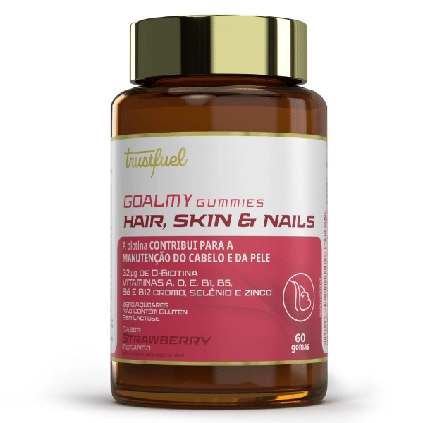 Suplemento para Cabelo, Pele e Unhas Trustfuel 60 gomas