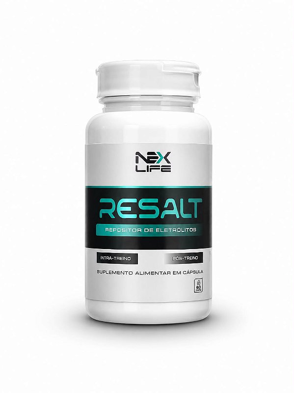 Repositor de Eletrólitos Cápsulas de Sal Nex Life 60 cápsulas