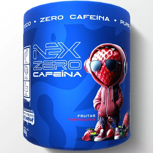 Pré-treino sem cafeína Nex Zero Nex Life 300g