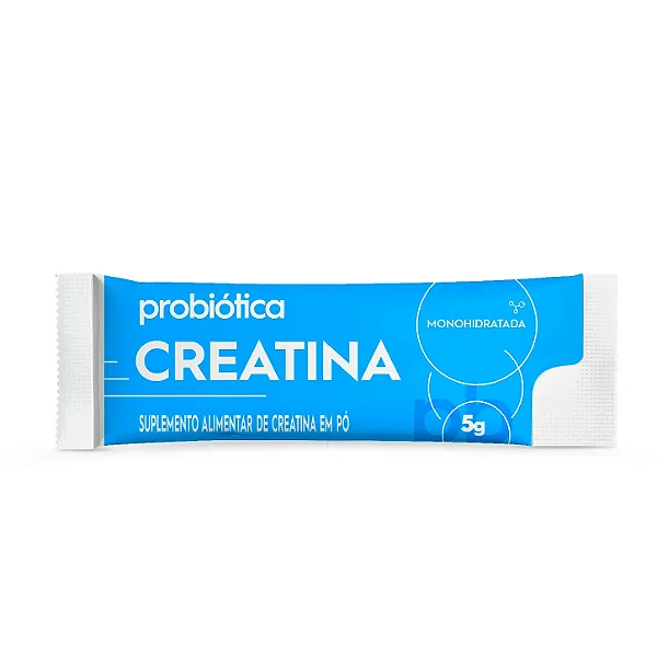 Creatina Probiótica Stick Dose Única 5g