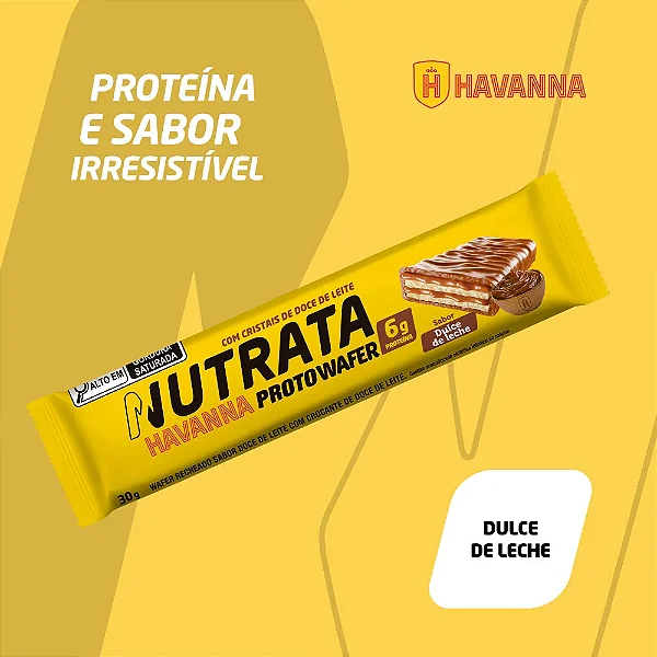 Wafer Doce de Leite Havanna Nutrata 30g