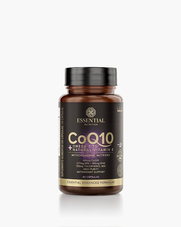 CoQ10 + Ômega 3TG + Vitamina E Essential 120 Cápsulas