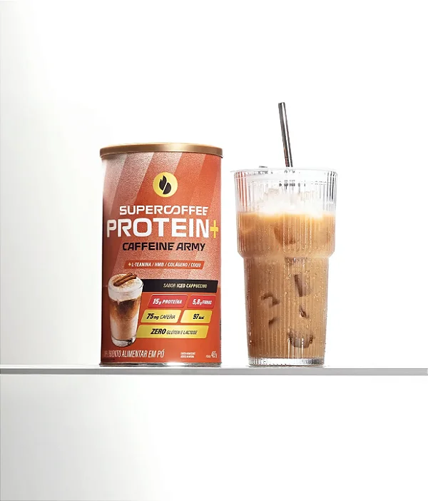 SuperCoffee Protein+ Caffeine Army 465g