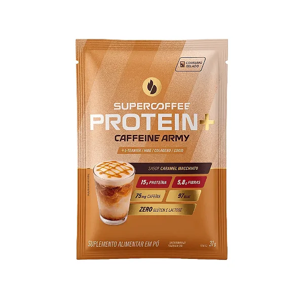 Sachê dose única Super Coffee Protein+
