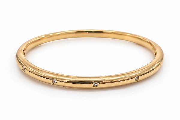 Bracelete Com Zirconias