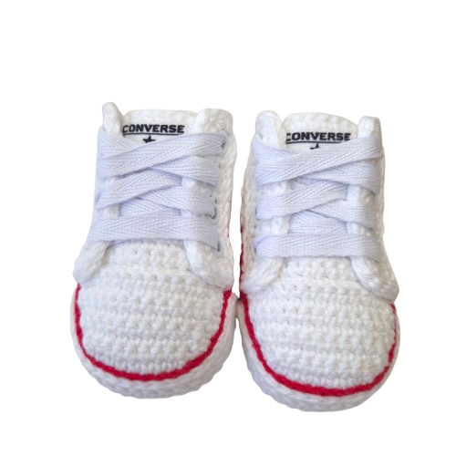 Tênis Cano Curto Confort - Cor Branco - Tamanho P - calça de 0 a 4 meses aproximadamente