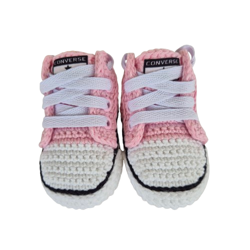 Tênis Cano Curto Confort - Cor Rosa - Tamanho P - calça de 0 a 4 meses aproximadamente