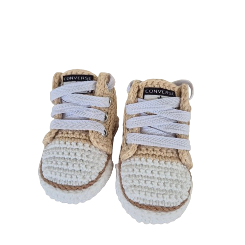 Tênis Cano Curto Confort - Cor Porcelana - Tamanho P - calça de 0 a 4 meses aproximadamente