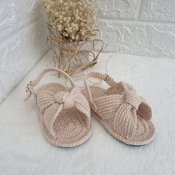 Sandália Confort Nozinho - cor Areia - Tamanho 19 - calça de 8 a 10 meses aproximadamente