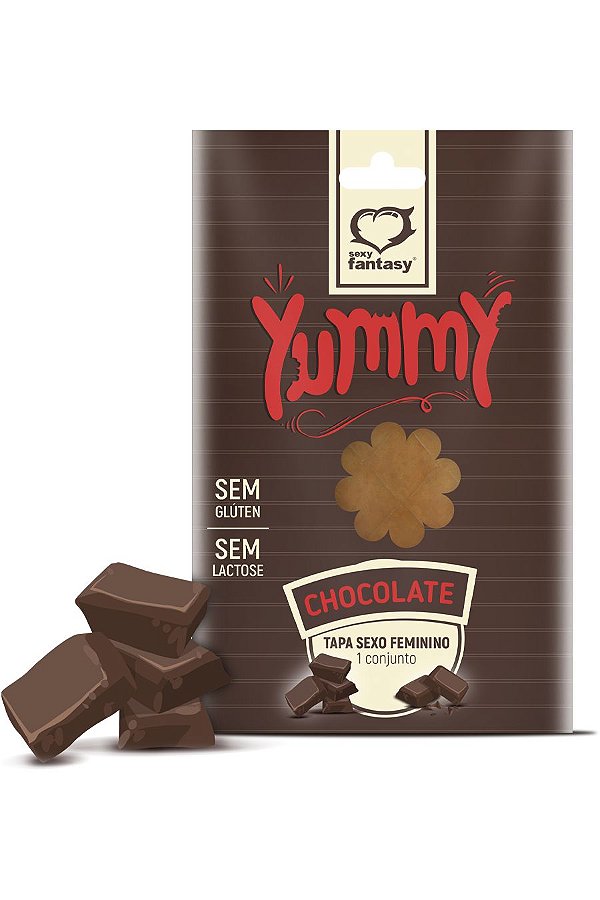 Tapa Sexo Comestível Yummy - Chocolate