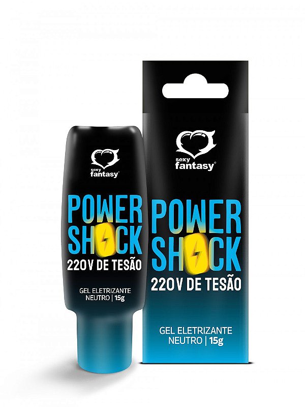 Gel Eletrizante Power Shock Neutro - EXTRA FORTE