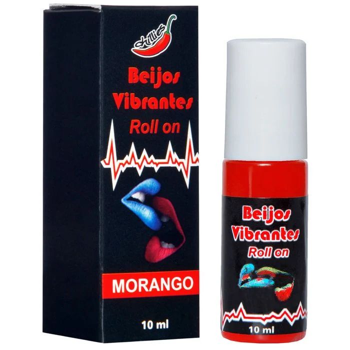 Gloss Eletrizante Roll on Beijos Vibrantes - Morango