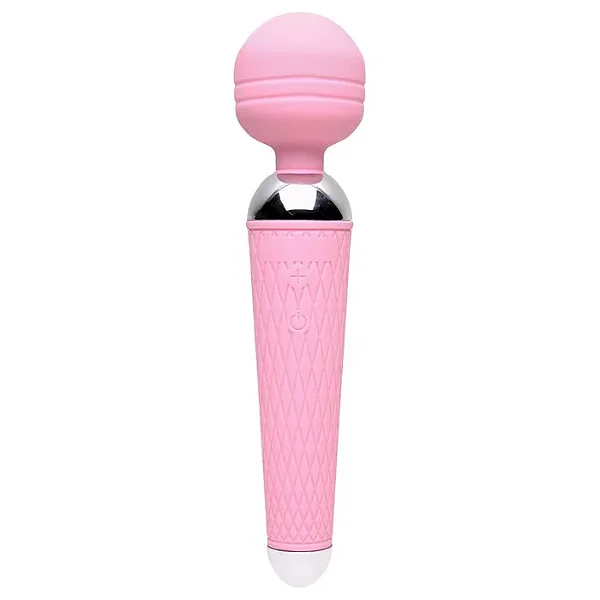 Vibrador Varinha Mágica Good Vibes Rosa Recarregável - 12 Velocidades