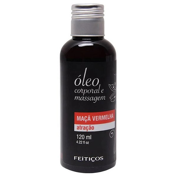 Óleo Aromático para Massagem Corporal Feitiços - Maçã Vermelha