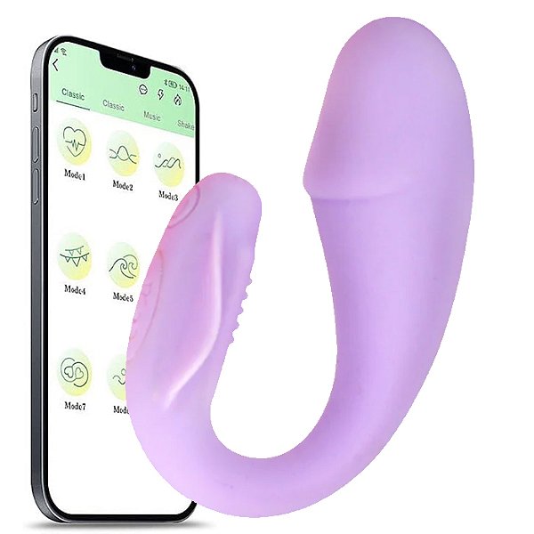 Vibrador de Casal Cici Controle por Aplicativo - 10 Velocidades