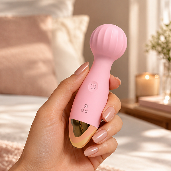 Vibrador Mini Varinha Mágica Mony Recarregável