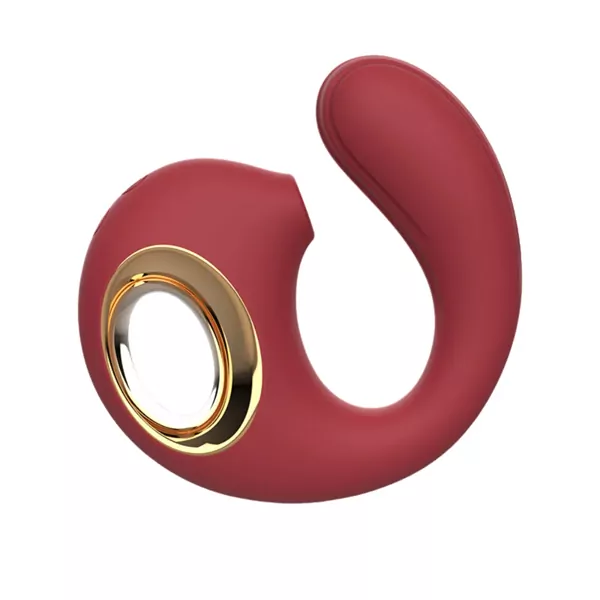 Vibrador Ponto-G com Sugador Clitoriano Roll Vibe - 10 Velocidades
