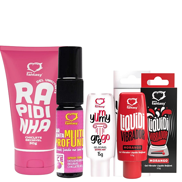 Kit Sexo Oral Completo | Ideal para Explorar com Prazer