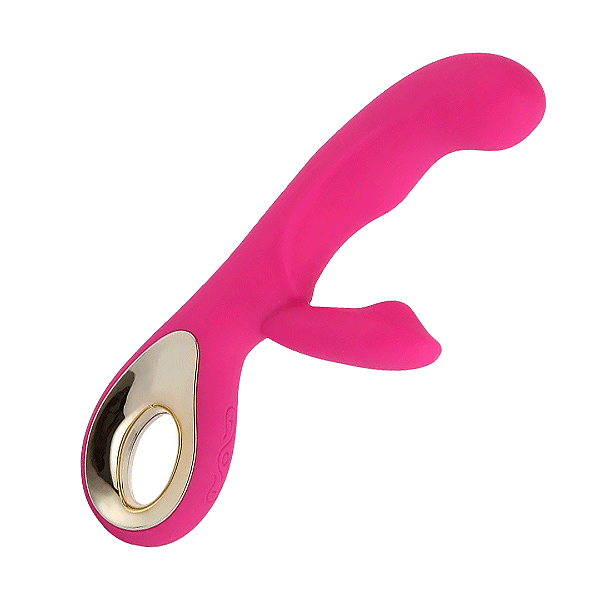Vibrador Ponto-G e Clitóris Angel Pink Recarregável - 10 Velocidades
