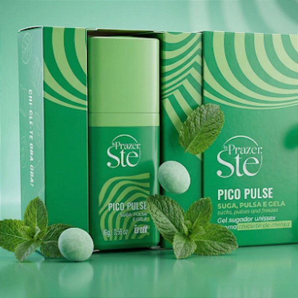 Gel Sugador Pico Pulse Chiclete de Menta Intt