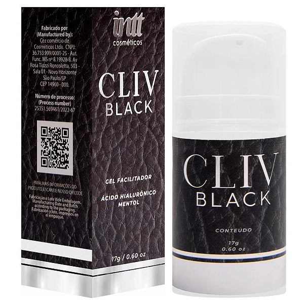 Gel Anestésico Anal Cliv Black Intt