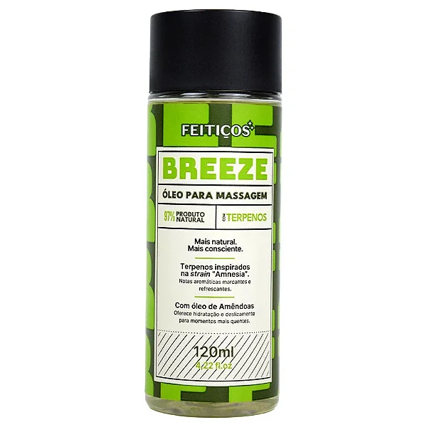 Óleo Corporal Beijável Breeze com Terpenos - 120ml