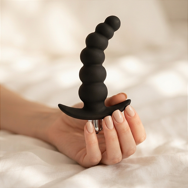 Plug Anal DOM Beads H4 com Vibração