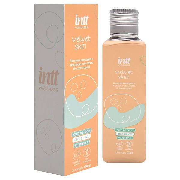 Óleo de Massagem Velvet Skin Coco Wellness Intt