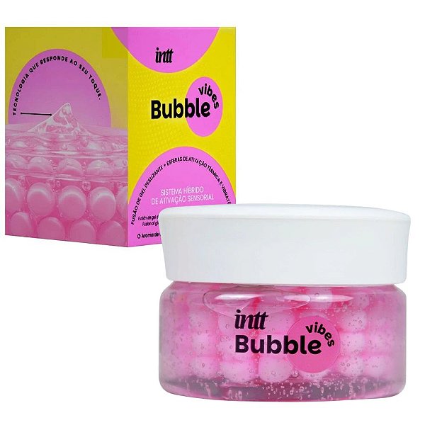 Bubble Vibes Intt Gel 3 em 1 - Vibra, Aquece e Desliza