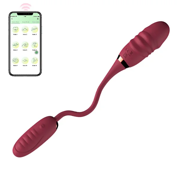 Vibrador Bullet Duplo via App - 10 Velocidades