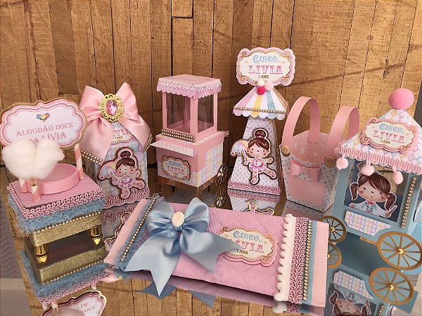 Kit Festa Circo Candy Color 1 - Luxo