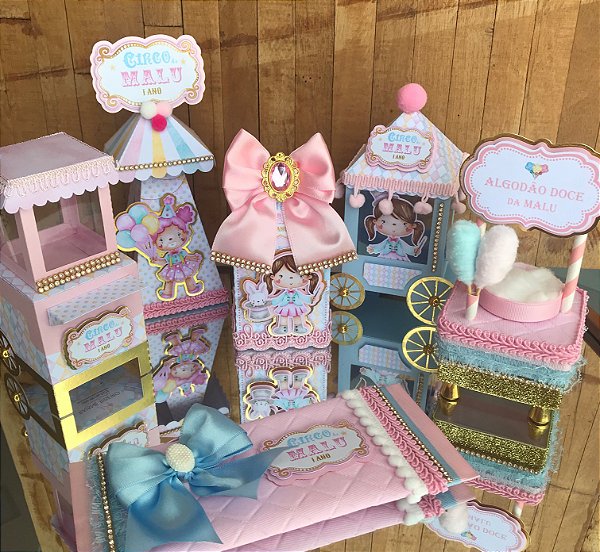 Kit Festa Circo Candy Color - 2 Luxo
