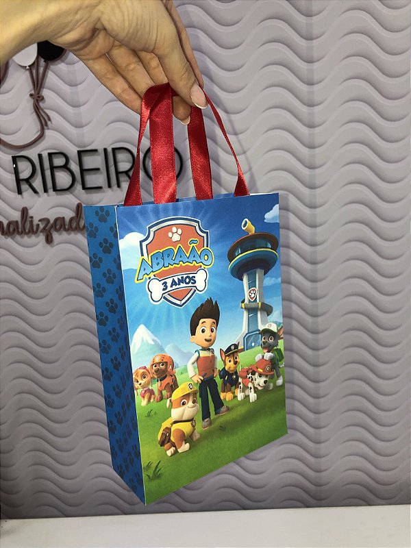 Sacolas Personalizadas Patrulha Canina - TAM M