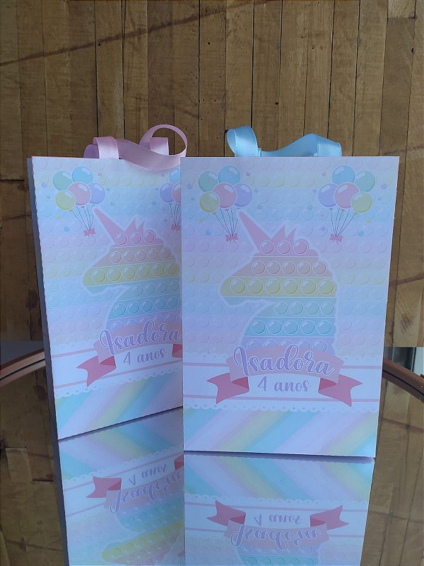 Sacolas Personalizadas Pop It - TAM M