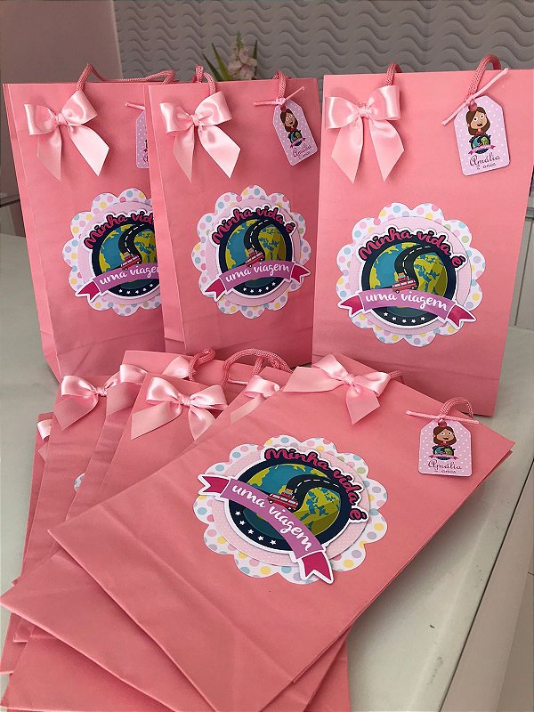Sacolas Personalizadas A Vida é Uma Viagem - TAM M