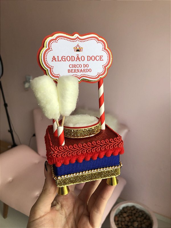 Barraquinha De Algodão Doce - Circo Vermelho