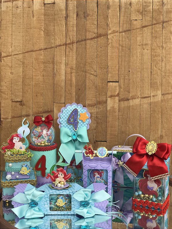 Kit Festa Pequena Sereia - Premium