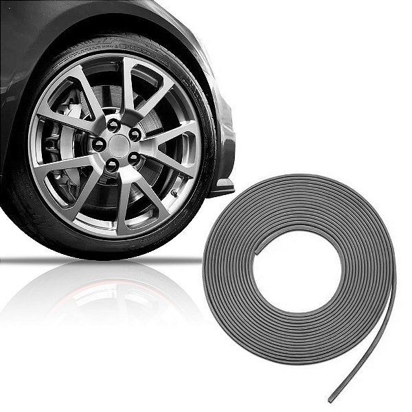 Fita Tuning Decorativo Interno e roda liga leve - Cinza 8m