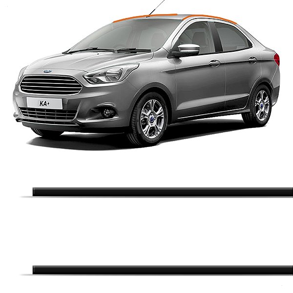 Par Friso De Teto Borracha Ford Ka Sedan 2014 Até 2021