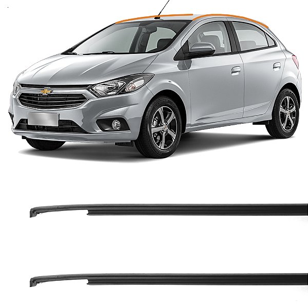Par Friso De Teto Borracha Chevrolet Onix 2013 Até 2020