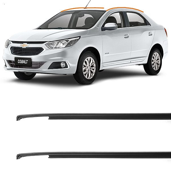 Par Friso De Teto Borracha Chevrolet Cobalt 2012 Até 2020