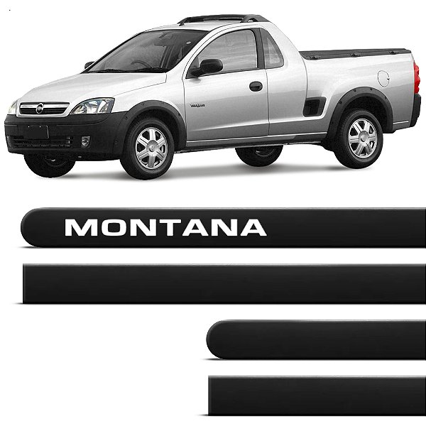 Friso  Lateral Personalizado Chevrolet Montana 2006 Até 2010