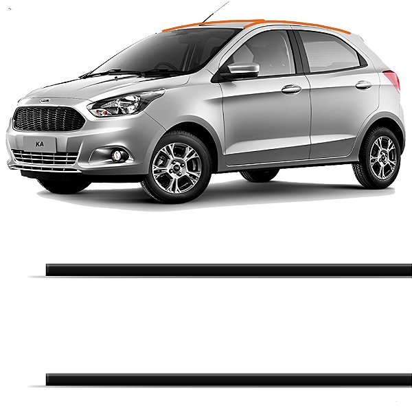 Friso De Teto Borracha Ford Ká Hatch 2014 Até 2021