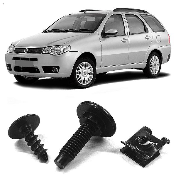 Kit Grampo Presilha Para-choque Dianteiro Palio Weekend
