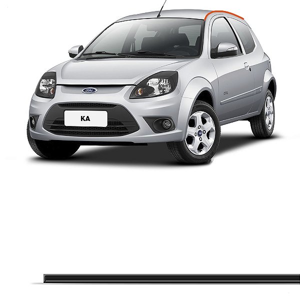 Friso De Teto Borracha Ford Ka 2008 Até 2012 Lado Esquerdo