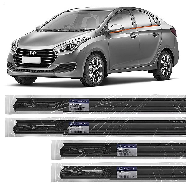 Jogo Pestana Externa Hyundai Hb20 Sedan Modelo Original 2013 Até 2019